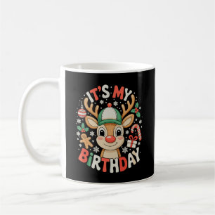 Mug C'est mon anniversaire Renne Noël Xmas Vacances