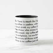 Mug C'est mon café que c'est mon arme à feu (Centre)