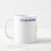 Mug C'est mon chat anniversaire (Gauche)