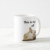 Mug C'est Mon Chat de Jour de Repos (Devant droit)
