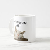 Mug C'est Mon Chat de Jour de Repos (Devant gauche)
