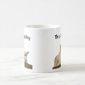 Mug C'est Mon Chat de Jour de Repos (Centre)
