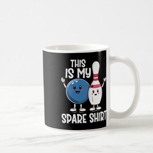 Mug C'Est Mon Chemise De Secours Bowling Ll Et Bowling (Droite)