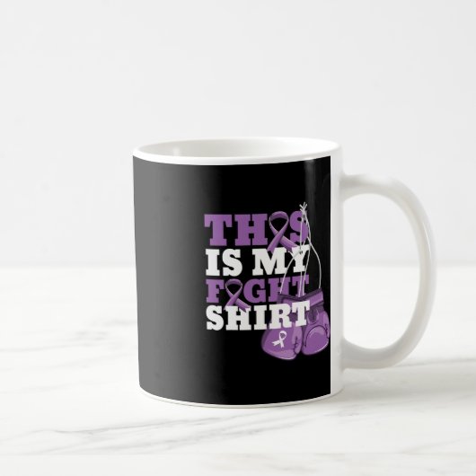 Mug C'est mon combat Alzheimer Fighter Support fort (Droite)