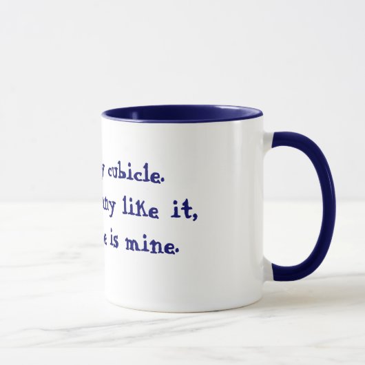 Mug C'est mon compartiment. Il y a beaucoup comme lui, (Droite)