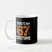 Mug C'est mon costume 67 Lazy Brainrot Meme 67 Drôle (Gauche)
