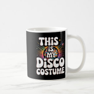 Mug C'est mon costume de disco drôle rétro disco 70 an