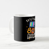 Mug C'est mon costume des années 80 (Devant gauche)