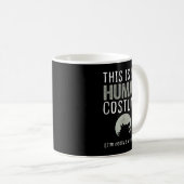 Mug C'est mon costume humain Je suis vraiment un loup- (Devant droit)