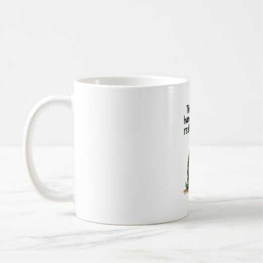 Mug C'est mon costume humain Je suis vraiment un T-Shi (Gauche)