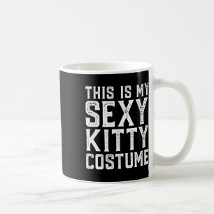 Mug C'Est Mon Costume Y Kitty Fun Easy Halloween Chat