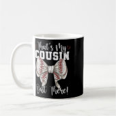 Mug C'est mon cousin là-bas Coquette Baseball Bow M (Gauche)