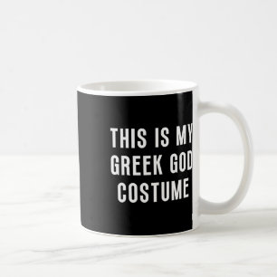 Mug C'Est Mon Dieu Grec Costume Halloween Drôle Facile