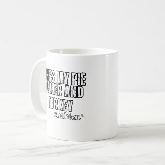 Mug C'est mon distributeur de tartes (Devant gauche)