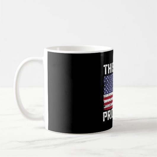 Mug C'Est Mon Drapeau De Fierté USA (Gauche)