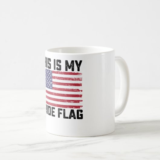 Mug C'Est Mon Drapeau De Fierté USA (Devant droit)