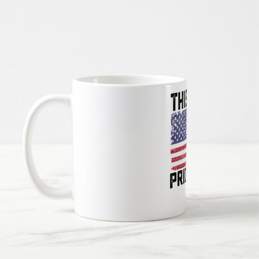 Mug C'Est Mon Drapeau De Fierté USA (Gauche)