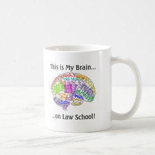 Mug C'est mon école de droit de cerveau…