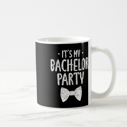 Mug C'est mon enterrement de vie de garçon Mariage Mar (Droite)