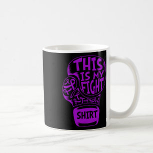 Mug C'Est Mon Gant De Ruban Violet De Fibromyalgie De 