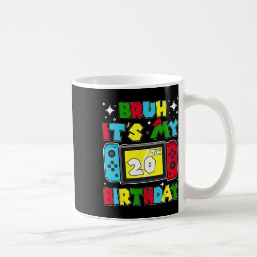 Mug C'est mon jeu vidéo d'anniversaire 20 ans 20 ans (Droite)