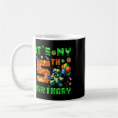 Mug C'est mon jeu vidéo numérique pixelisé d'anniversa (Gauche)