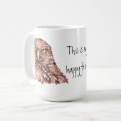 Mug C'est mon joyeux visage ! Chouette grumeuse (Devant gauche)
