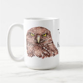 Mug C'est mon joyeux visage ! Chouette grumeuse (Gauche)