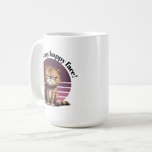 Mug C'Est Mon Joyeux Visage ! Grumpy Cat (Devant gauche)