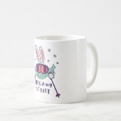 Mug C'est mon lapin de ski en combinaison de ski avec (Devant droit)