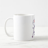 Mug C'est mon lapin de ski en combinaison de ski avec (Gauche)