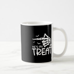 Mug C'est mon métier Elle est ma belle squelette Hallo