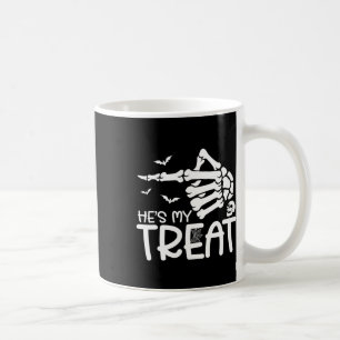 Mug C'est mon métier Elle est ma belle squelette Hallo