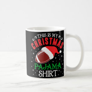 Mug C'Est Mon Pajama Fun Père Noël Football Te