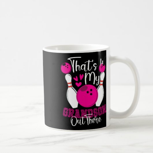 Mug C'est mon petit-fils, là-bas, au bowling, grand-mè (Droite)