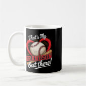 Mug C'Est Mon Petit-Fils Là-Bas De Baseball Grand-Mère (Gauche)