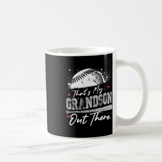 Mug C'est mon petit-fils là-bas, le papillon de baseba (Droite)