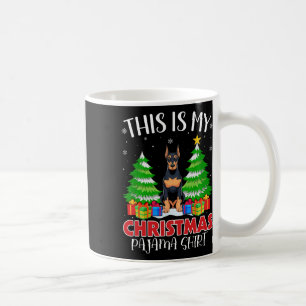 Mug C'Est Mon Pijama De Noël Doberman Pinscher Chien