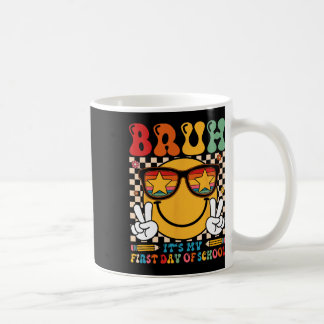 Mug C'est mon premier jour d'école visage souriant ret