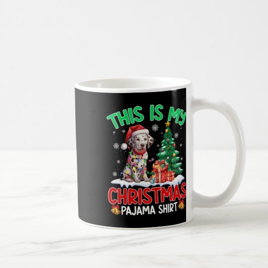 Mug C'Est Mon Pyjama De Noël Amoureux de les chiens Da (Droite)