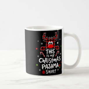 Mug C'est mon pyjama de Noël Amusement Rennes de Noël