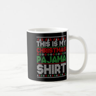 Mug C'Est Mon Pyjama De Noël Chemise Drôle Noël Hommes