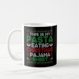 Mug C'Est Mon Pyjama De Noël Drôle Amateur De Pâtes La