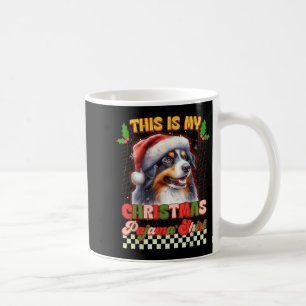 Mug C'Est Mon Pyjama De Noël Drôle Sheph Australien