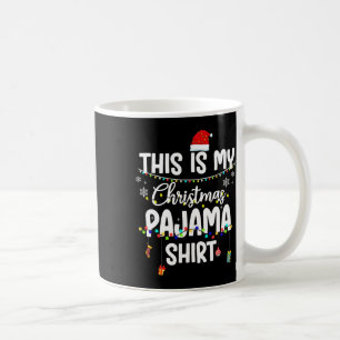 Mug C'Est Mon Pyjama De Noël Jeu De Noël Chaîne Lumièr
