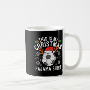 Mug C'Est Mon Soccer Noël Pyjama Chemises Mens