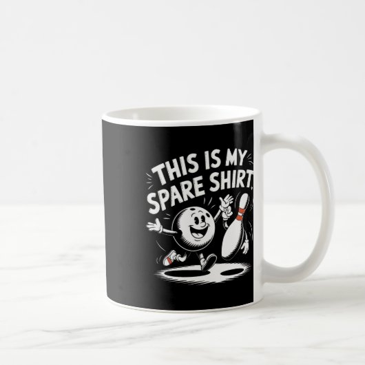 Mug C'Est Mon Spare Bowler Anniversaire Bowling Jeu Wo (Droite)