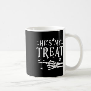 Mug C'est mon traitement Skeleton main drôle Halloween