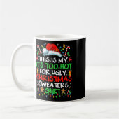 Mug C'est mon trop chaud pour Noël laid S (Gauche)