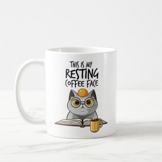 Mug C'Est Mon Visage De Café De Repos (Gauche)
